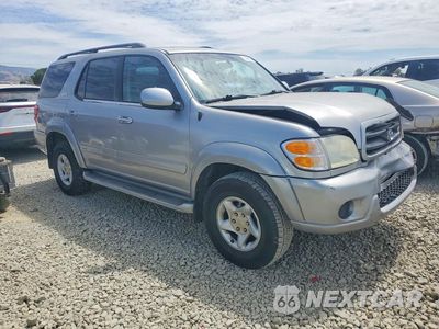 Czwarte zdjęcie samochodu z boku: 2001 TOYOTA SEQUOIA SR5 VIN:5TDBT44A91S022796 - miniatura