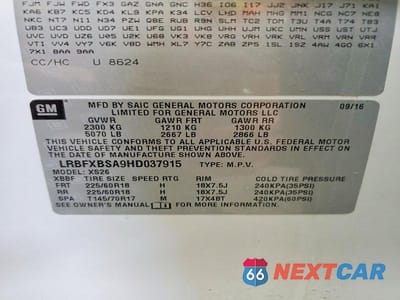 Zdjęcie 13 z 13 samochodu: 2017 BUICK ENVISION ESSENCE VIN:LRBFXBSA9HD037915 - miniatura