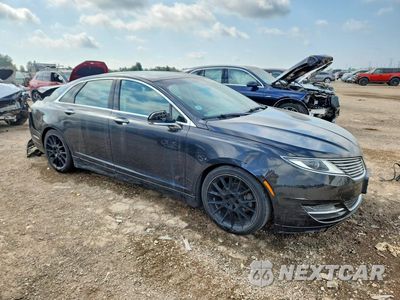 Czwarte zdjęcie samochodu z boku: 2015 LINCOLN MKZ HYBRID VIN:3LN6L2LU1FR625779 - miniatura