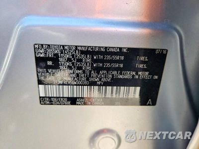 Zdjęcie 12 z 12 samochodu: 2016 TOYOTA RAV4 SE VIN:2T3NFREV5GW300393 - miniatura