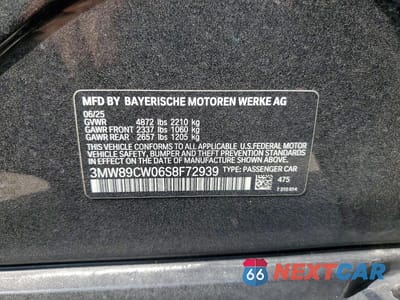 Zdjęcie 12 z 12 samochodu: 2025 BMW 330XI VIN:3MW89CW06S8F72939 - miniatura