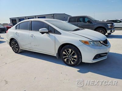 Czwarte zdjęcie samochodu z boku: 2015 HONDA CIVIC EX VIN:19XFB2F84FE235191 - miniatura