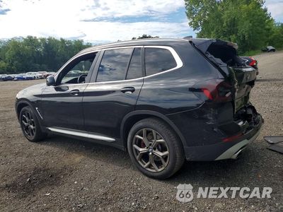 Drugie zdjęcie samochodu z przodu: 2022 BMW X3 XDRIVE30I VIN:5UX53DP04N9J81275 - miniatura