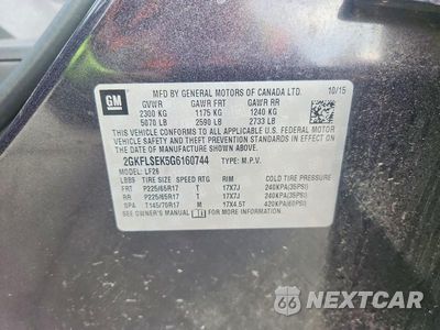 Zdjęcie 13 z 13 samochodu: 2016 GMC TERRAIN SLE VIN:2GKFLSEK5G6160744 - miniatura