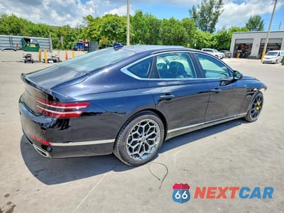 Trzecie zdjęcie samochodu z tyłu: 2021 GENESIS G80 2.5T VIN:KMTGB4SC7MU046304 - miniatura