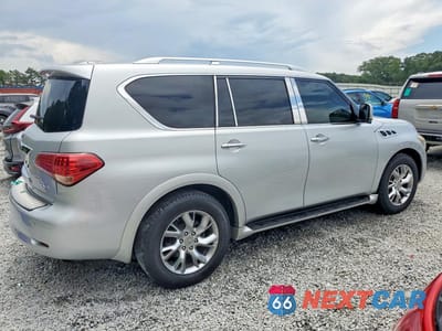 Trzecie zdjęcie samochodu z tyłu: 2011 INFINITI QX56 BASE VIN:JN8AZ2NC1B9300285 - miniatura