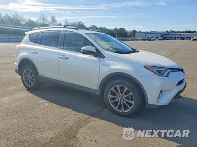 Czwarte zdjęcie samochodu z boku: 2018 TOYOTA RAV4 HV LIMITED VIN:JTMDJREV8JD182578 - miniatura