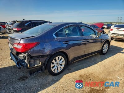 Trzecie zdjęcie samochodu z tyłu: 2017 SUBARU LEGACY 2.5I PREMIUM VIN:4S3BNAF63H3003464 - miniatura