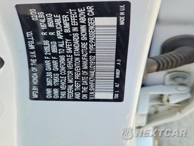 Zdjęcie 13 z 13 samochodu: 2020 HONDA CIVIC SPORT VIN:SHHFK7H44LU219102 - miniatura