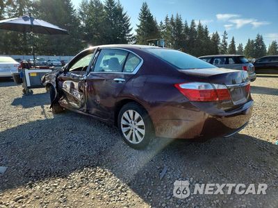 Drugie zdjęcie samochodu z przodu: 2014 HONDA ACCORD EXL VIN:1HGCR2F80EA177565 - miniatura