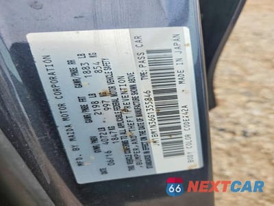 Zdjęcie 12 z 12 samochodu: 2016 MAZDA 3 GRAND TOURING VIN:JM1BM1N36G1355846 - miniatura