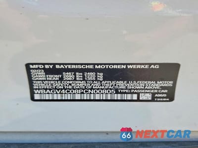 Zdjęcie 12 z 12 samochodu: 2023 BMW 840XI VIN:WBAGV4C08PCN00805 - miniatura