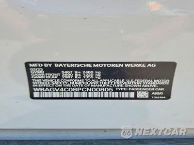 Zdjęcie 12 z 12 samochodu: 2023 BMW 840XI VIN:WBAGV4C08PCN00805 - miniatura
