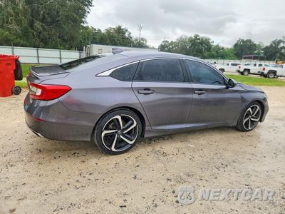 Trzecie zdjęcie samochodu z tyłu: 2019 HONDA ACCORD SPORT VIN:1HGCV1F30KA174462 - miniatura
