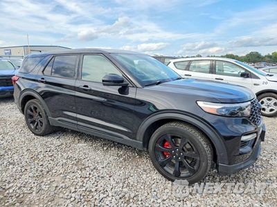 Czwarte zdjęcie samochodu z boku: 2021 FORD EXPLORER ST VIN:1FM5K8GC1MGA82652 - miniatura