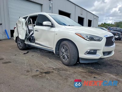 Czwarte zdjęcie samochodu z boku: 2017 INFINITI QX60 BASE VIN:5N1DL0MN2HC515215 - miniatura