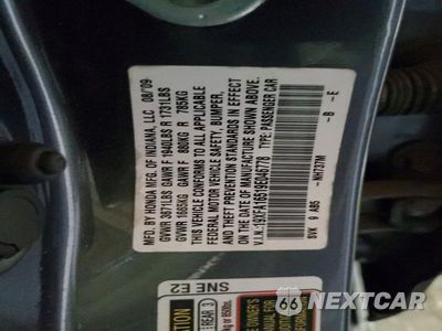 Zdjęcie 12 z 12 samochodu: 2009 HONDA CIVIC LX VIN:19XFA16519E046778 - miniatura