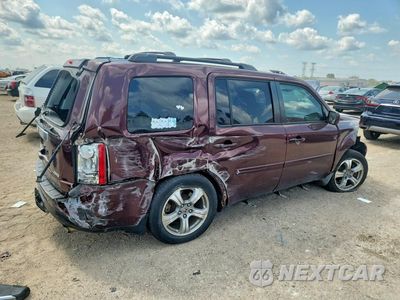 Trzecie zdjęcie samochodu z tyłu: 2012 HONDA PILOT EXLN VIN:5FNYF4H7XCB046919 - miniatura