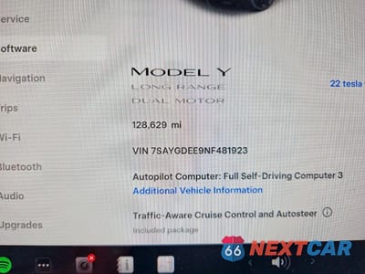 Zdjęcie 9 z 13 samochodu: 2022 TESLA MODEL Y VIN:7SAYGDEE9NF481923 - miniatura