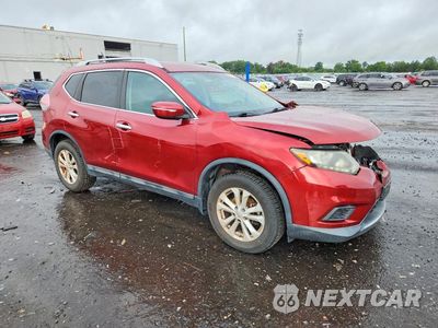 Czwarte zdjęcie samochodu z boku: 2015 NISSAN ROGUE SV VIN:5N1AT2MT7FC904295 - miniatura