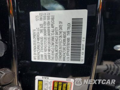 Zdjęcie 12 z 12 samochodu: 2026 HONDA RIDGELINE RTL VIN:5FPYK3F55TB014085 - miniatura