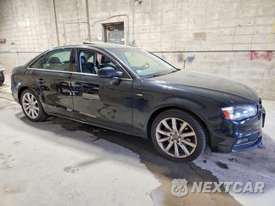 Czwarte zdjęcie samochodu z boku: 2014 AUDI A4 PREMIUM VIN:WAUBFAFL4EN015865 - miniatura