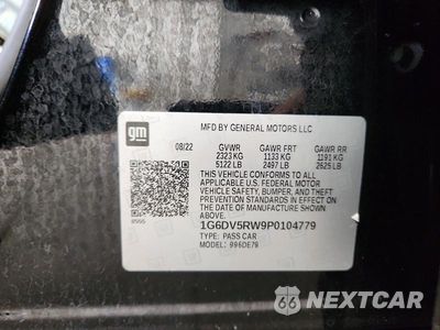 Zdjęcie 12 z 12 samochodu: 2023 CADILLAC CT5-V VIN:1G6DV5RW9P0104779 - miniatura