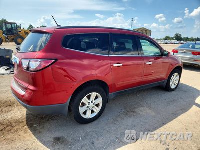 Trzecie zdjęcie samochodu z tyłu: 2014 CHEVROLET TRAVERSE LT VIN:1GNKRHKD4EJ286568 - miniatura
