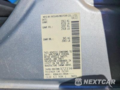 Zdjęcie 13 z 13 samochodu: 2022 NISSAN ALTIMA S VIN:1N4BL4BV3NN372156 - miniatura