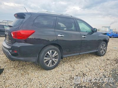 Trzecie zdjęcie samochodu z tyłu: 2017 NISSAN PATHFINDER SL VIN:5N1DR2MM9HC636728 - miniatura