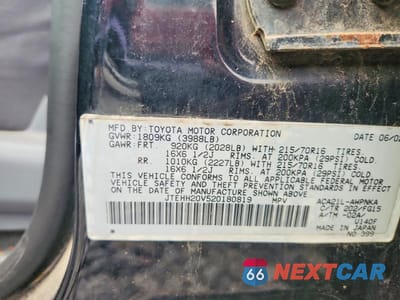 Zdjęcie 13 z 13 samochodu: 2002 TOYOTA RAV4 BASE VIN:JTEHH20V520180819 - miniatura