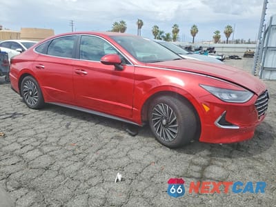 Czwarte zdjęcie samochodu z boku: 2020 HYUNDAI SONATA HYBRID SEL VIN:KMHL34JJ9LA011964 - miniatura