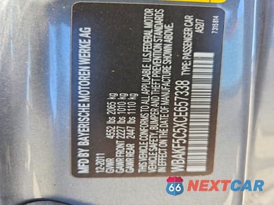 Zdjęcie 12 z 12 samochodu: 2012 BMW 328 XI SULEV VIN:WBAKF5C5XCE657338 - miniatura