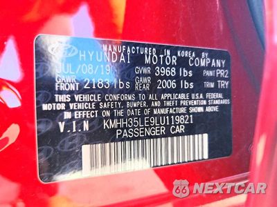 Zdjęcie 12 z 12 samochodu: 2020 HYUNDAI ELANTRA GT BASE VIN:KMHH35LE9LU119821 - miniatura