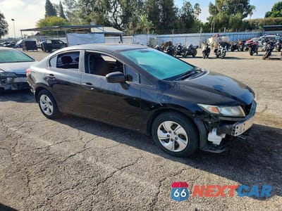 Czwarte zdjęcie samochodu z boku: 2015 HONDA CIVIC LX VIN:2HGFB2F51FH546413 - miniatura