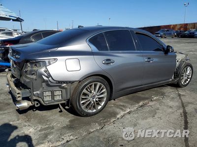 Trzecie zdjęcie samochodu z tyłu: 2018 INFINITI Q50 3.0T LUXE VIN:JN1EV7AP7JM363825 - miniatura