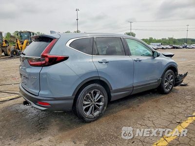 Trzecie zdjęcie samochodu z tyłu: 2021 HONDA CR-V EX VIN:5J6RW2H55ML010538 - miniatura