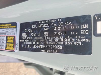 Zdjęcie 12 z 12 samochodu: 2026 KIA K4 GT LINE VIN:3KPFW4DE7TE279058 - miniatura
