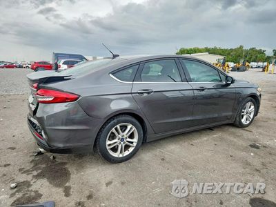 Trzecie zdjęcie samochodu z tyłu: 2018 FORD FUSION SE VIN:3FA6P0HD4JR184377 - miniatura
