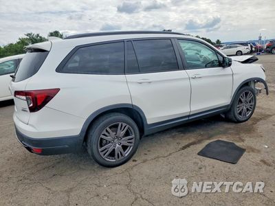 Trzecie zdjęcie samochodu z tyłu: 2022 HONDA PILOT SPORT VIN:5FNYF6H38NB087271 - miniatura