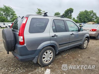 Trzecie zdjęcie samochodu z tyłu: 2006 HONDA CR-V EX VIN:JHLRD77816C049637 - miniatura