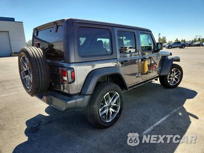 Trzecie zdjęcie samochodu z tyłu: 2025 JEEP WRANGLER SPORT 4XE VIN:1C4RJXN65SW641025 - miniatura