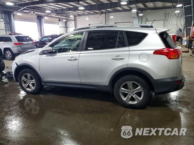 Drugie zdjęcie samochodu z przodu: 2015 TOYOTA RAV4 XLE VIN:JTMWFREV9FJ048570 - miniatura