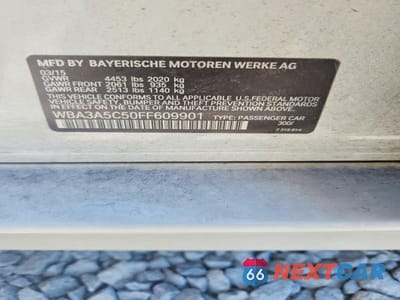 Zdjęcie 12 z 12 samochodu: 2015 BMW 328 I VIN:WBA3A5C50FF609901 - miniatura