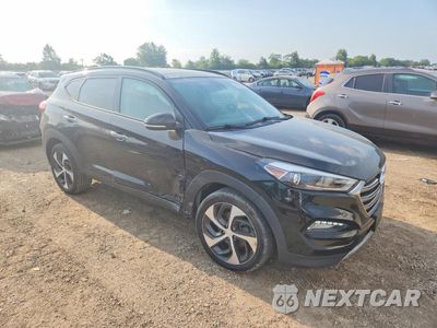 Czwarte zdjęcie samochodu z boku: 2018 HYUNDAI TUCSON LIMITED VIN:KM8J3CA28JU834990 - miniatura