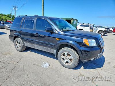 Czwarte zdjęcie samochodu z boku: 2006 HONDA PILOT EX VIN:2HKYF18796H506432 - miniatura