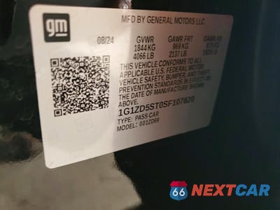 Zdjęcie 12 z 12 samochodu: 2025 CHEVROLET MALIBU LT VIN:1G1ZD5ST0SF107820 - miniatura