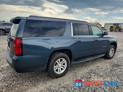 Trzecie zdjęcie samochodu z tyłu: 2019 CHEVROLET SUBURBAN K1500 LT VIN:1GNSKHKC7KR365516 - miniatura
