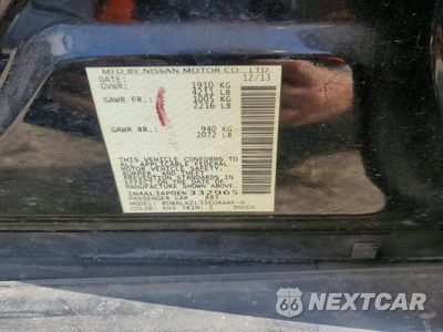 Zdjęcie 12 z 12 samochodu: 2014 NISSAN ALTIMA 2.5 SL VIN:1N4AL3AP0EN332965 - miniatura