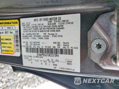 Zdjęcie 12 z 12 samochodu: 2018 FORD FUSION TITANIUM/PLATINUM PHEV VIN:3FA6P0SU7JR257394 - miniatura